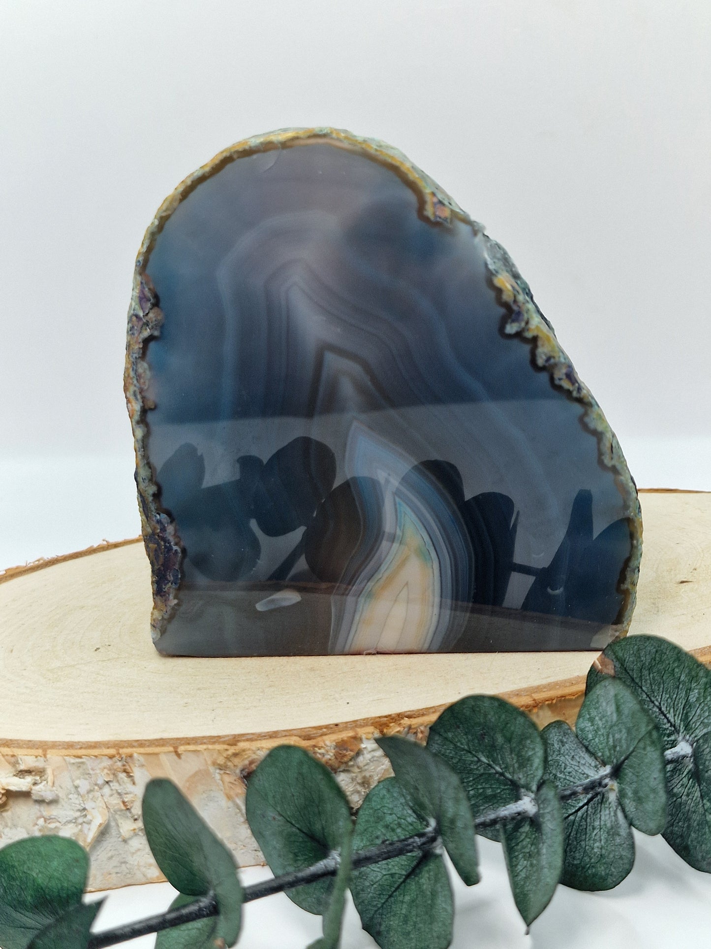 Achat Geoden Teelichthalter Gefärbt 💙