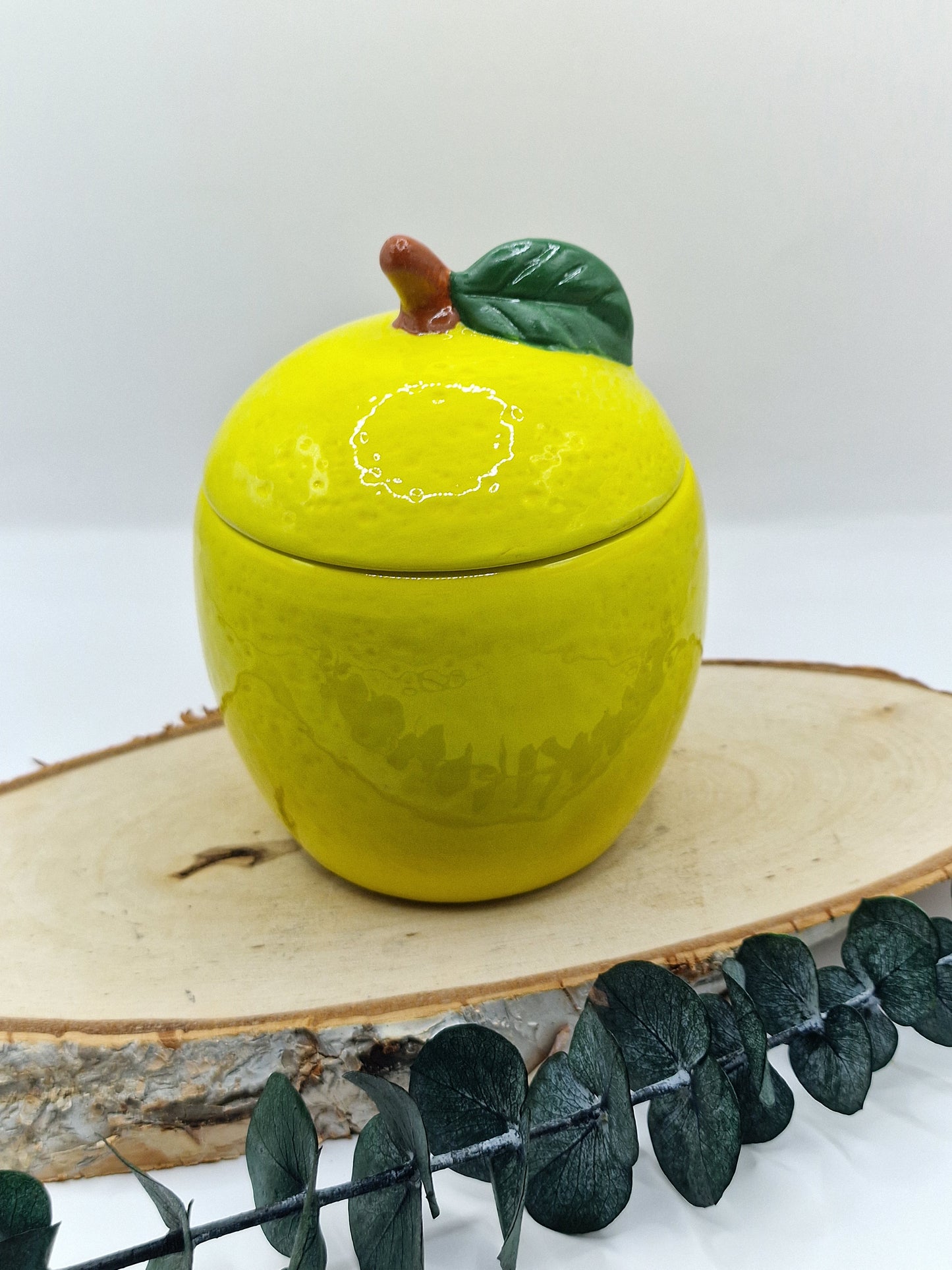 Duftkerze in Zitronen-Design 🍋 Z21