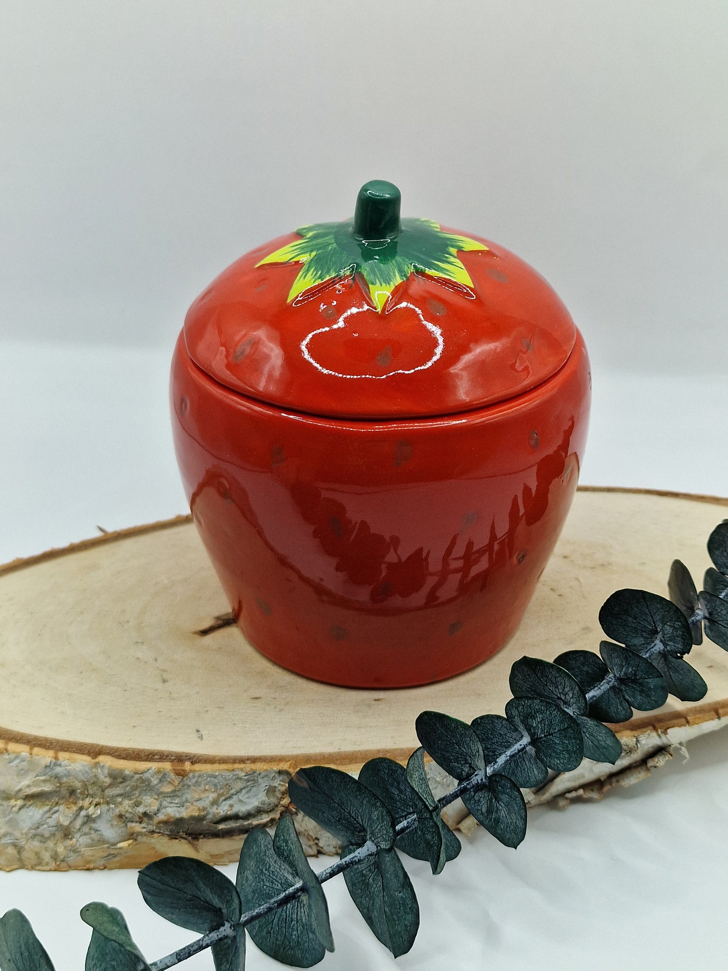 Duftkerze in Erdbeer-Design 🍓 E21