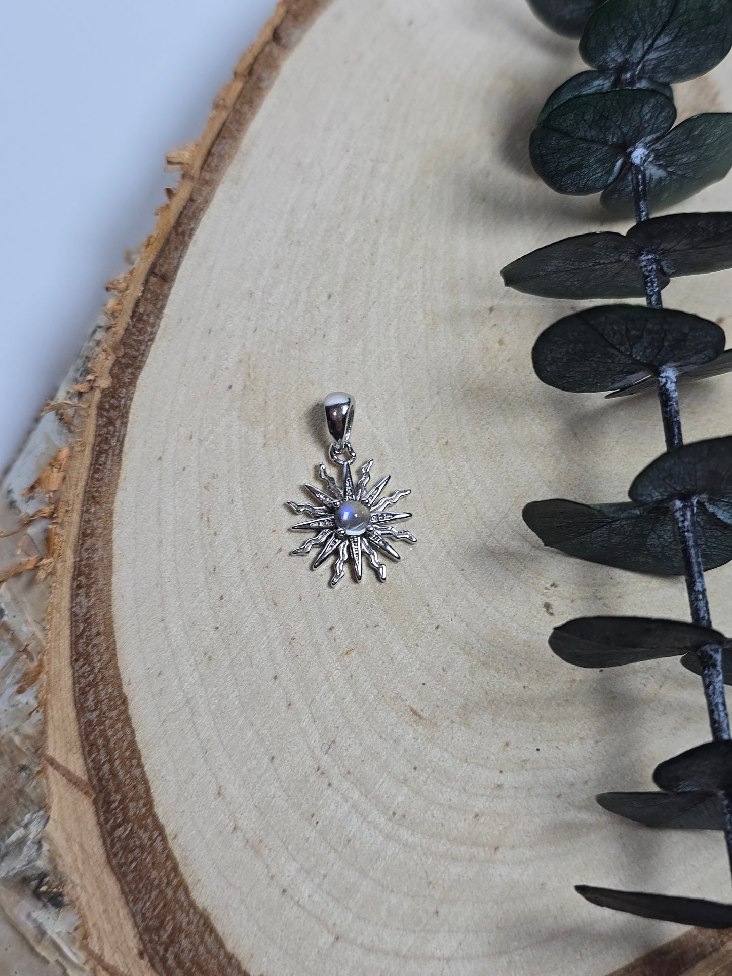 Labradorit Anhänger 🌈 'The Sun'