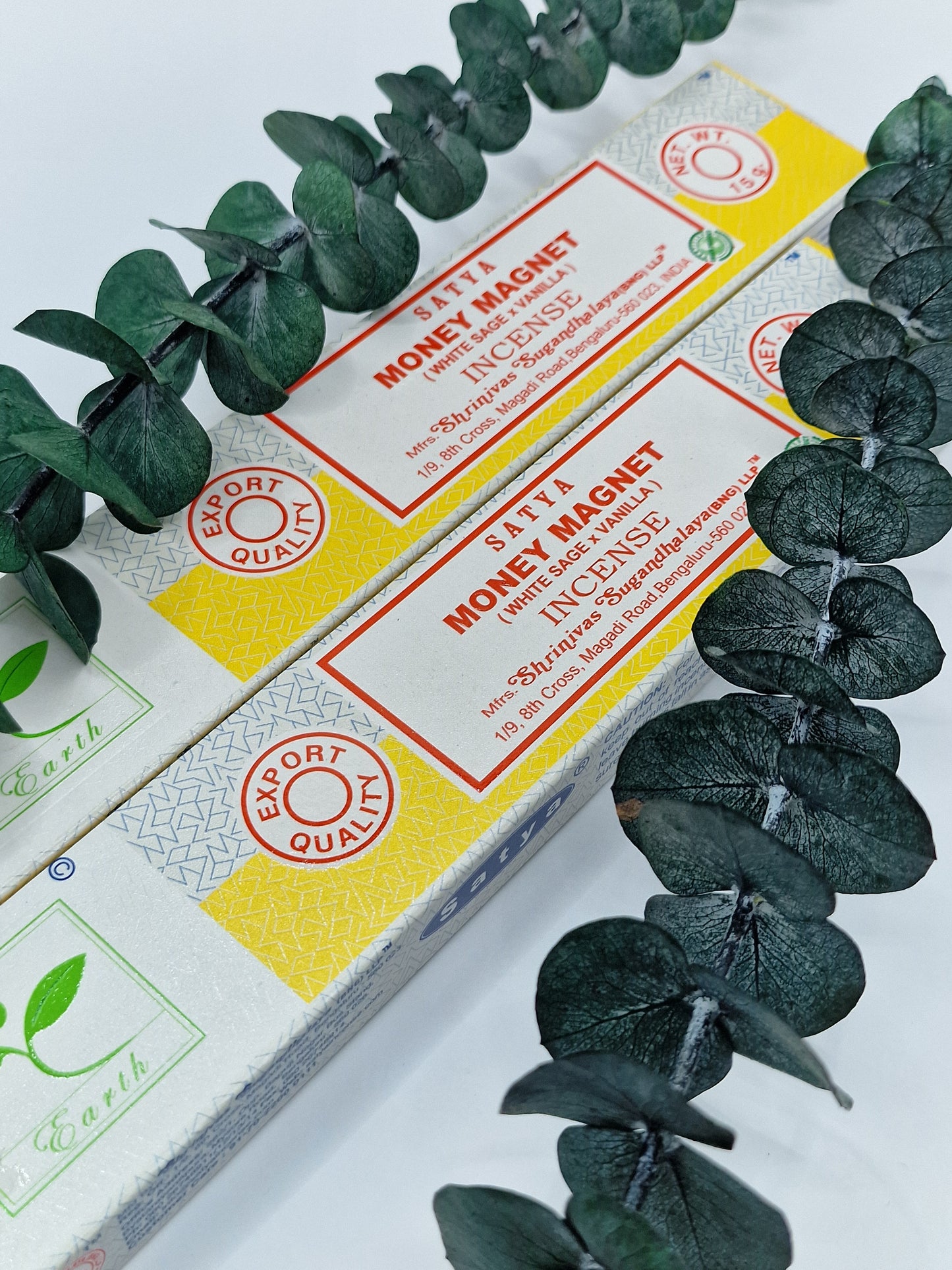 Satya Earth Räucherstäbchen White Sage X Vanilla (Money Magnet)