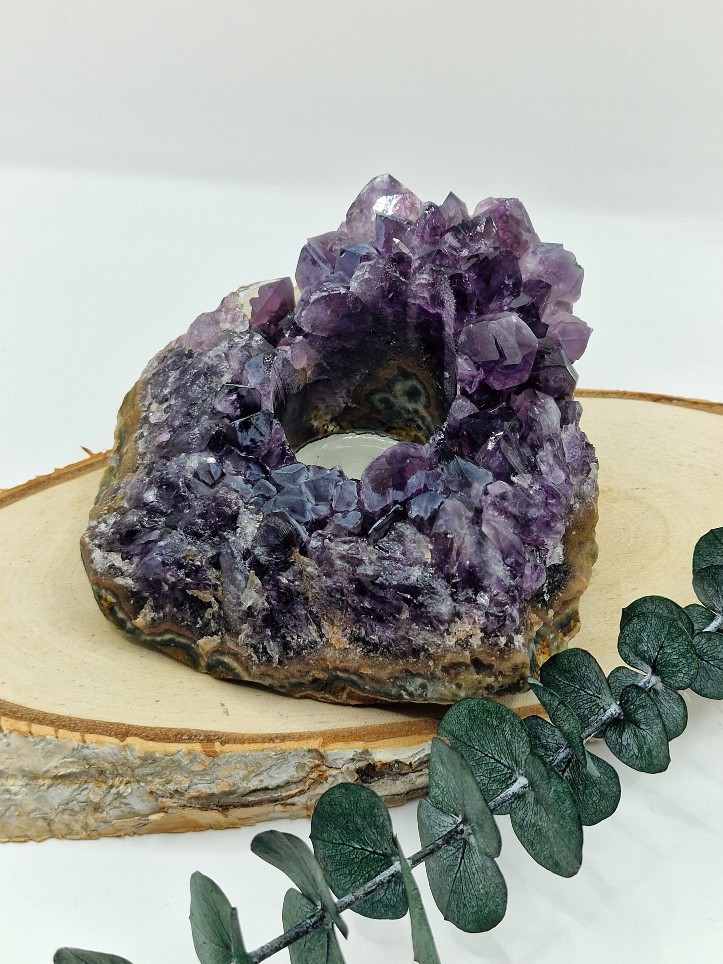 Amethyst Teelichthalter 💜 AM81