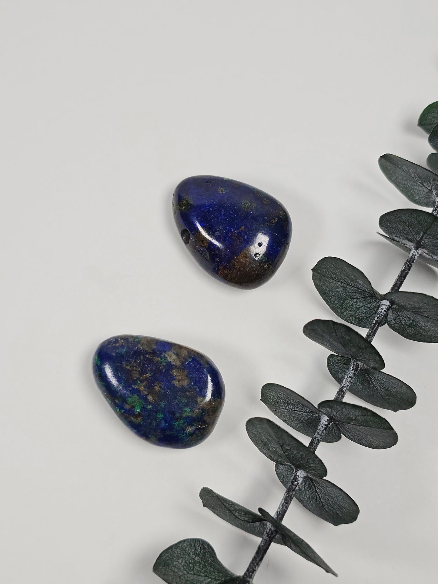 Malachit & Azurit Anhänger gebohrt 💙