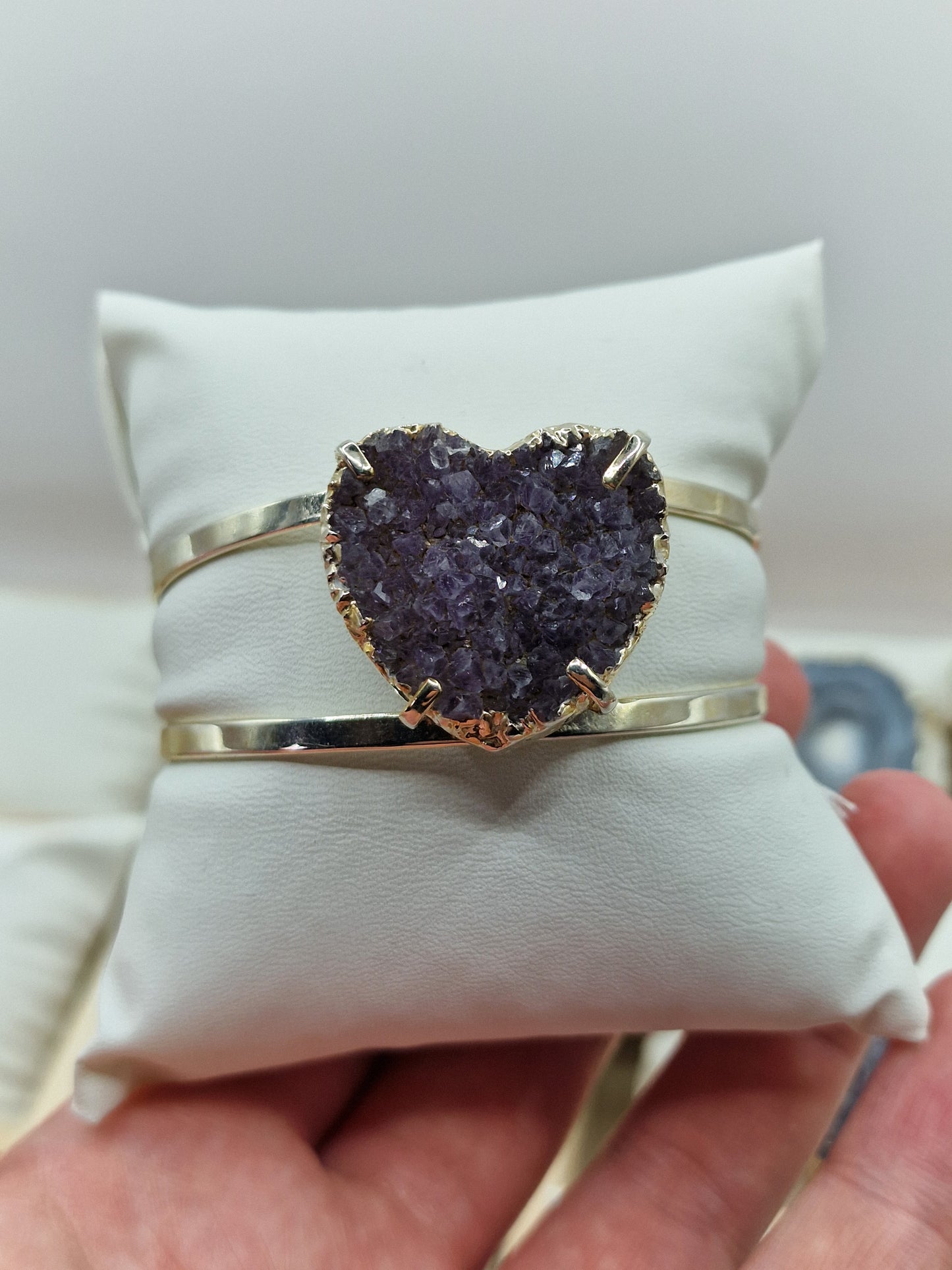 Amethyst Armreif Silber ✨️ J32