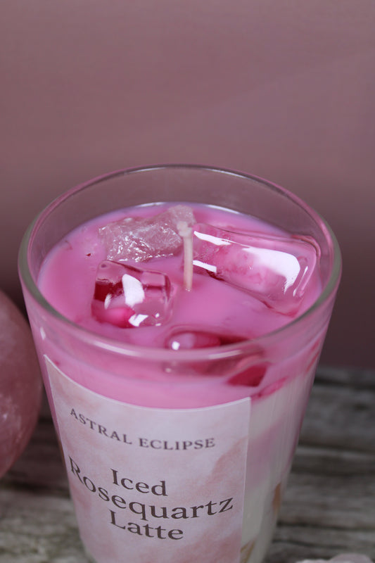 Iced Rosequartz Latte -
Handmade by Astral Eclipse 🎀
