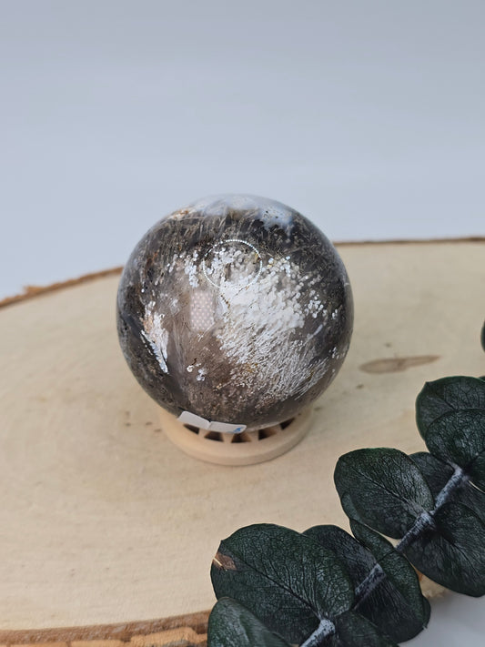 Sagenit Achat Kugel 🍁 SA56