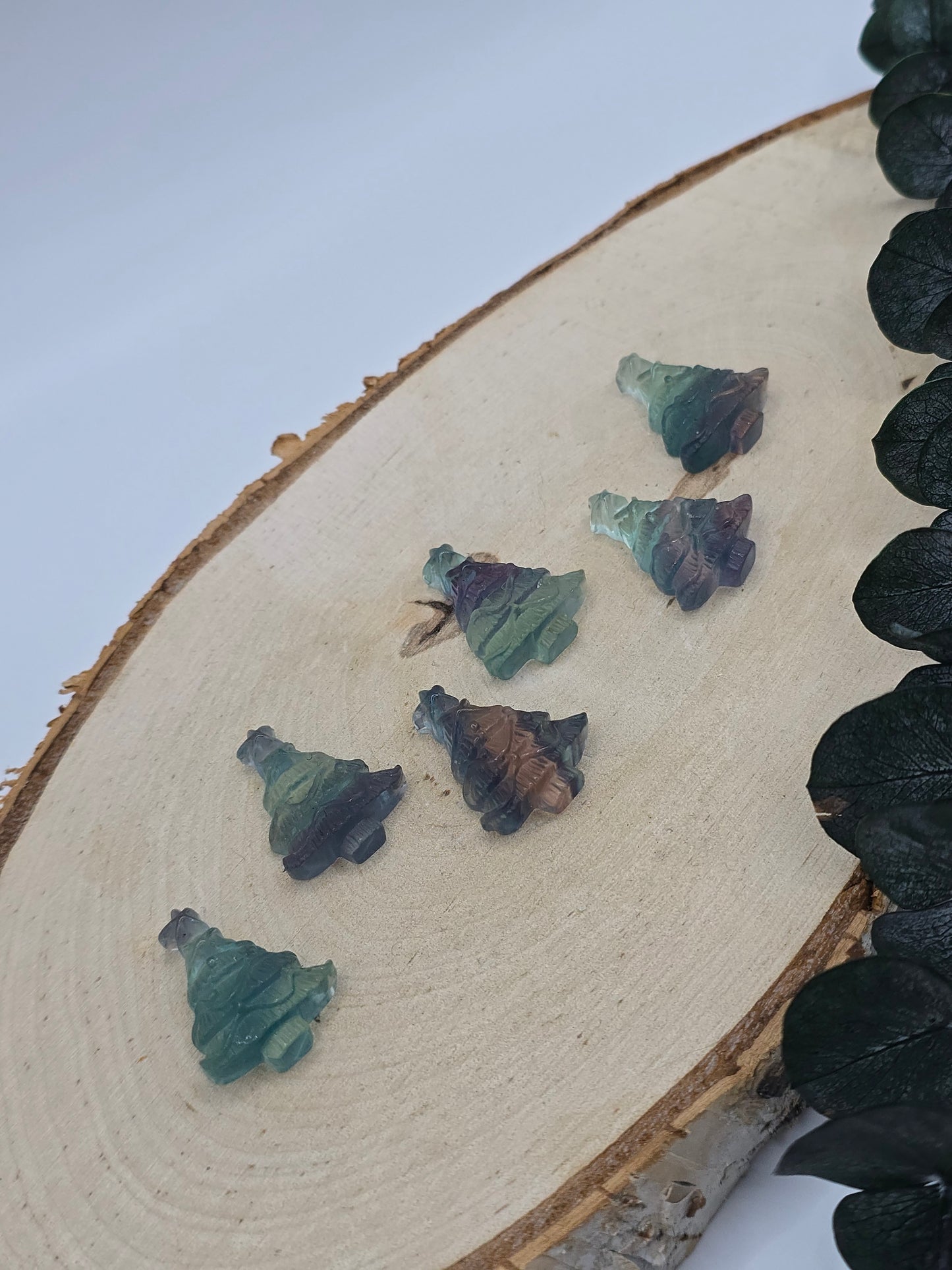 Mini Fluorit Christbäume 🎄