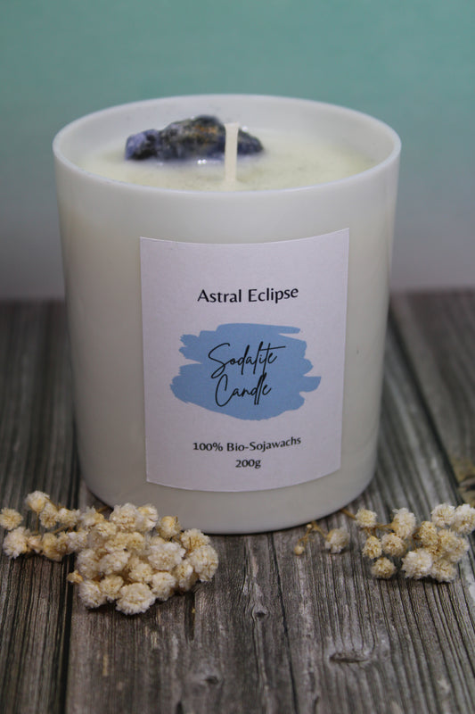 Sodalite Candle 💙 Handmade by Astral Eclipse