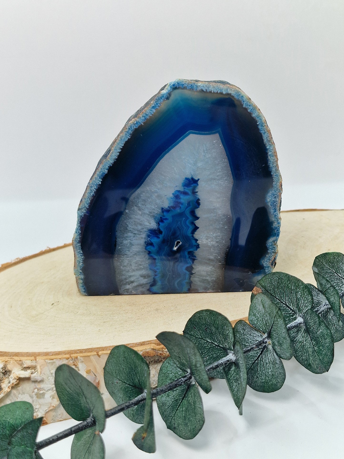 Achat Geoden Teelichthalter Gefärbt 💙