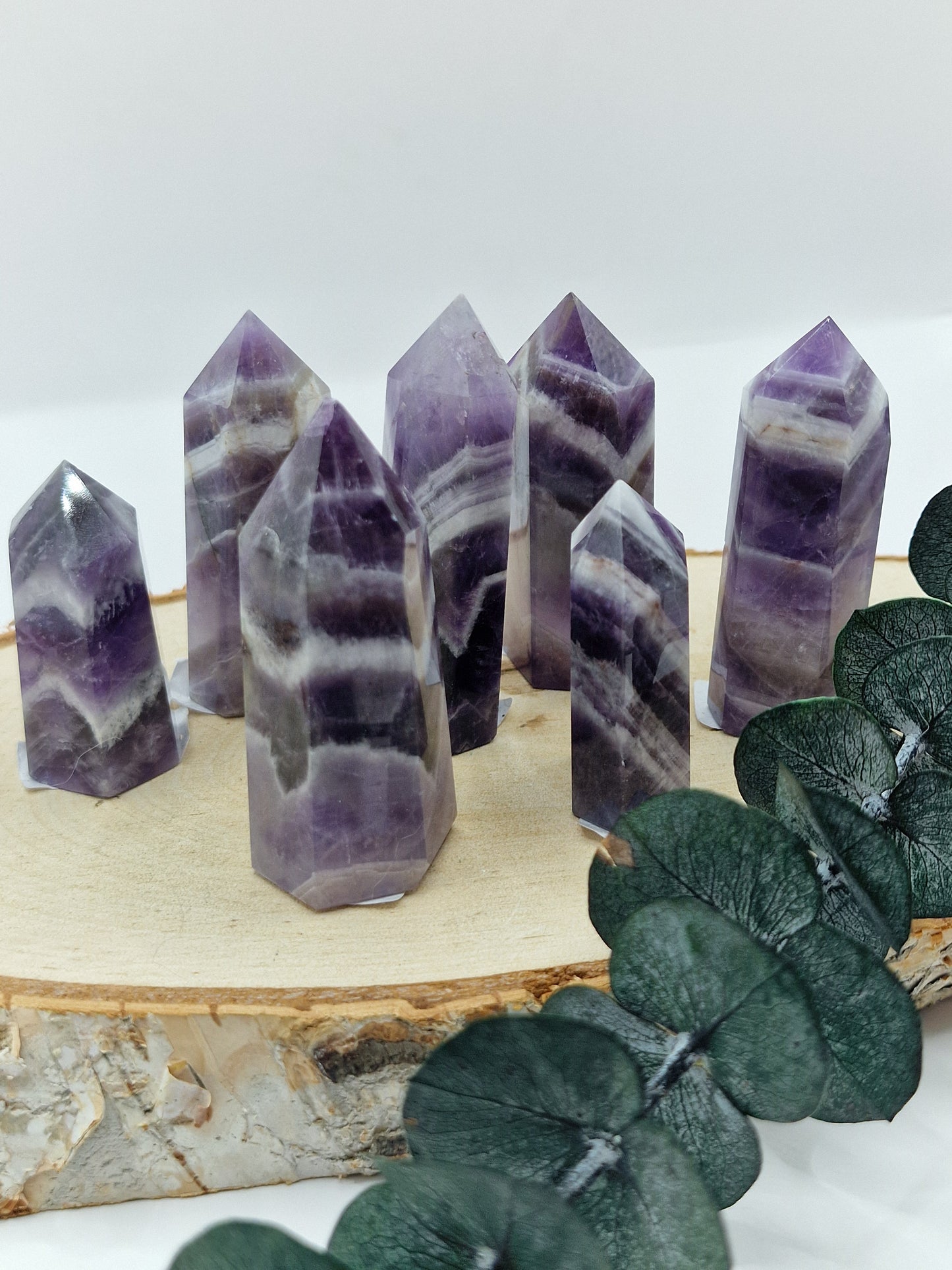 Chevron Amethyst Türme 💜