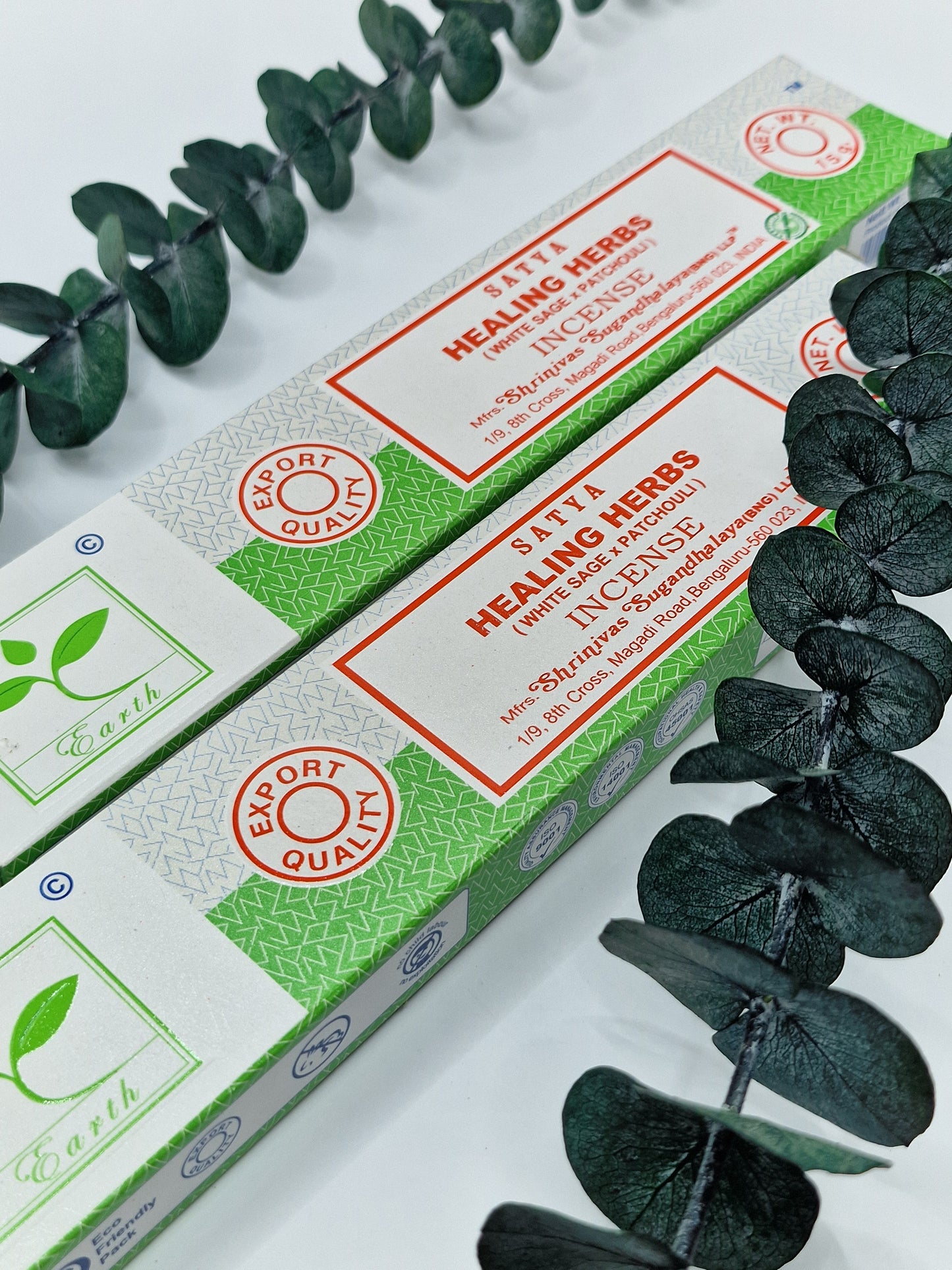 Satya Earth Räucherstäbchen White Sage X Patchouli (Healing Herbs)