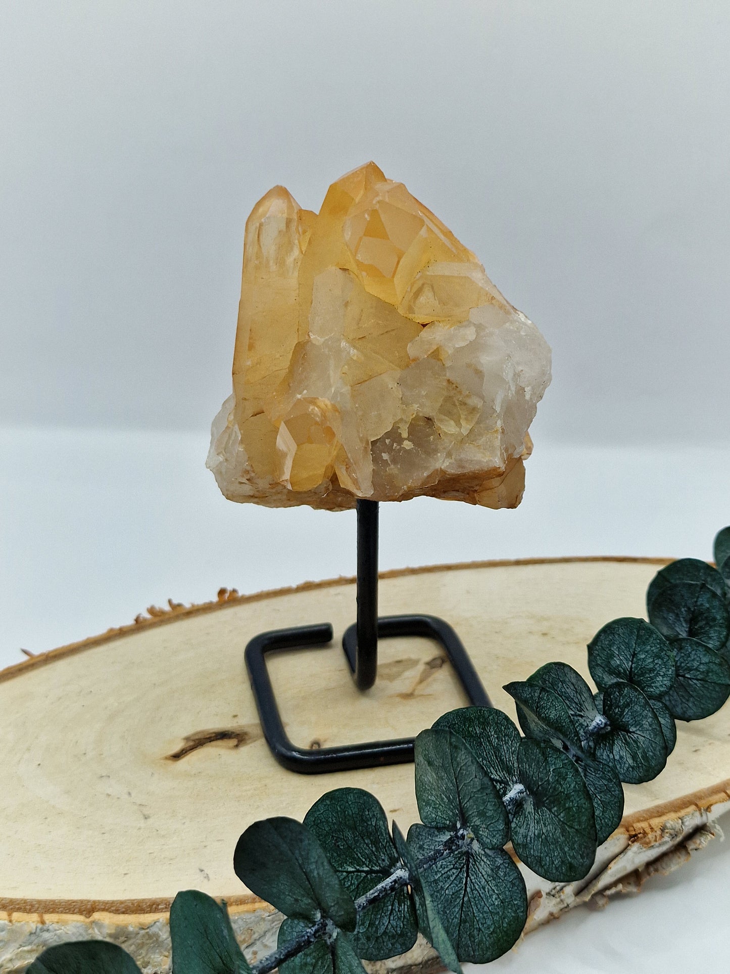 Tangerine Quartz/Mandarinen Quarz auf Ständer 🍊 MA24