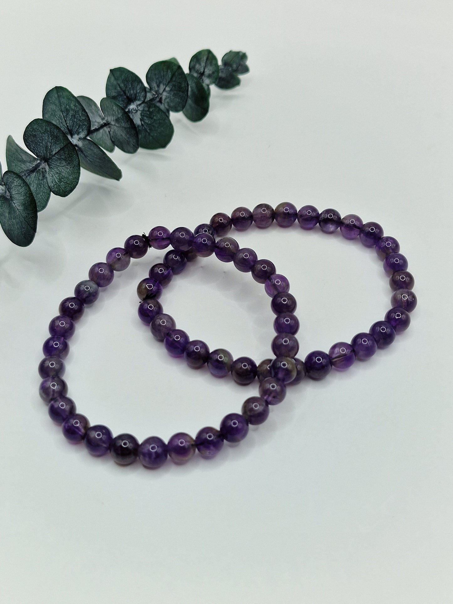 Amethyst Kugelarmband 💜 6mm