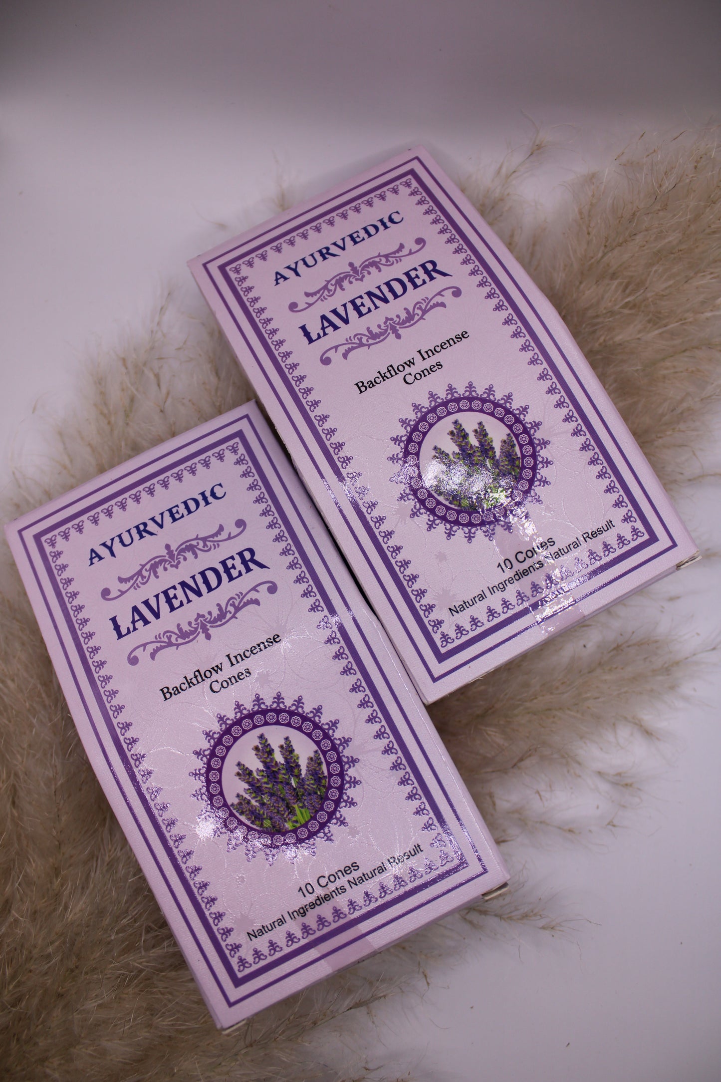 Ayurvedische Lavendel Rückfluss Räucherkegel