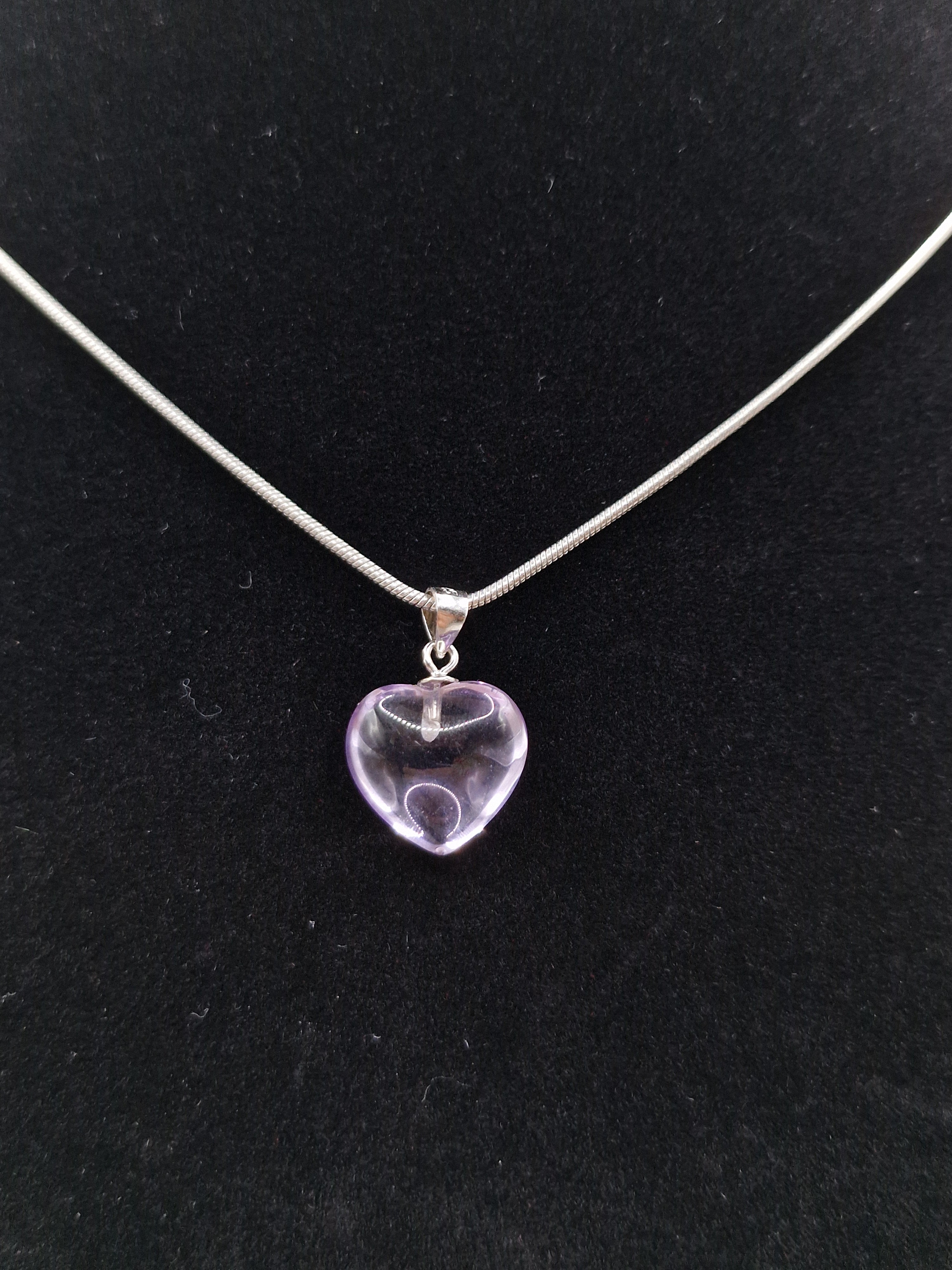 Amethyst Herz Anhänger 💜 S925