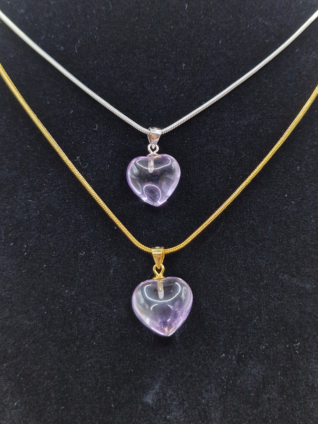 Amethyst Herz Anhänger 💜 S925
