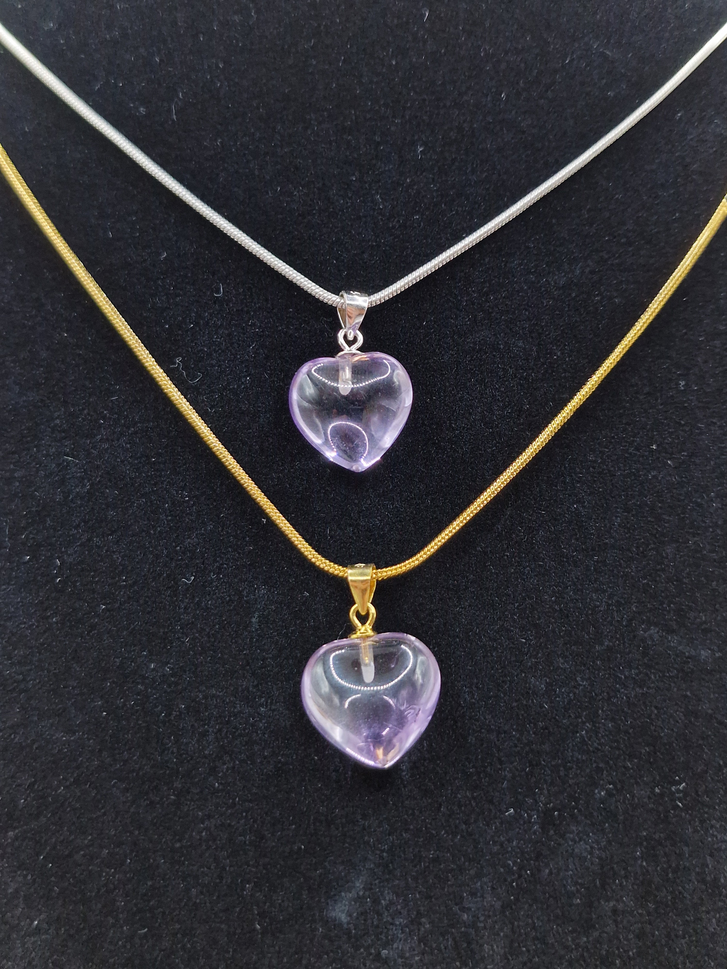 Amethyst Herz Anhänger 💜 S925