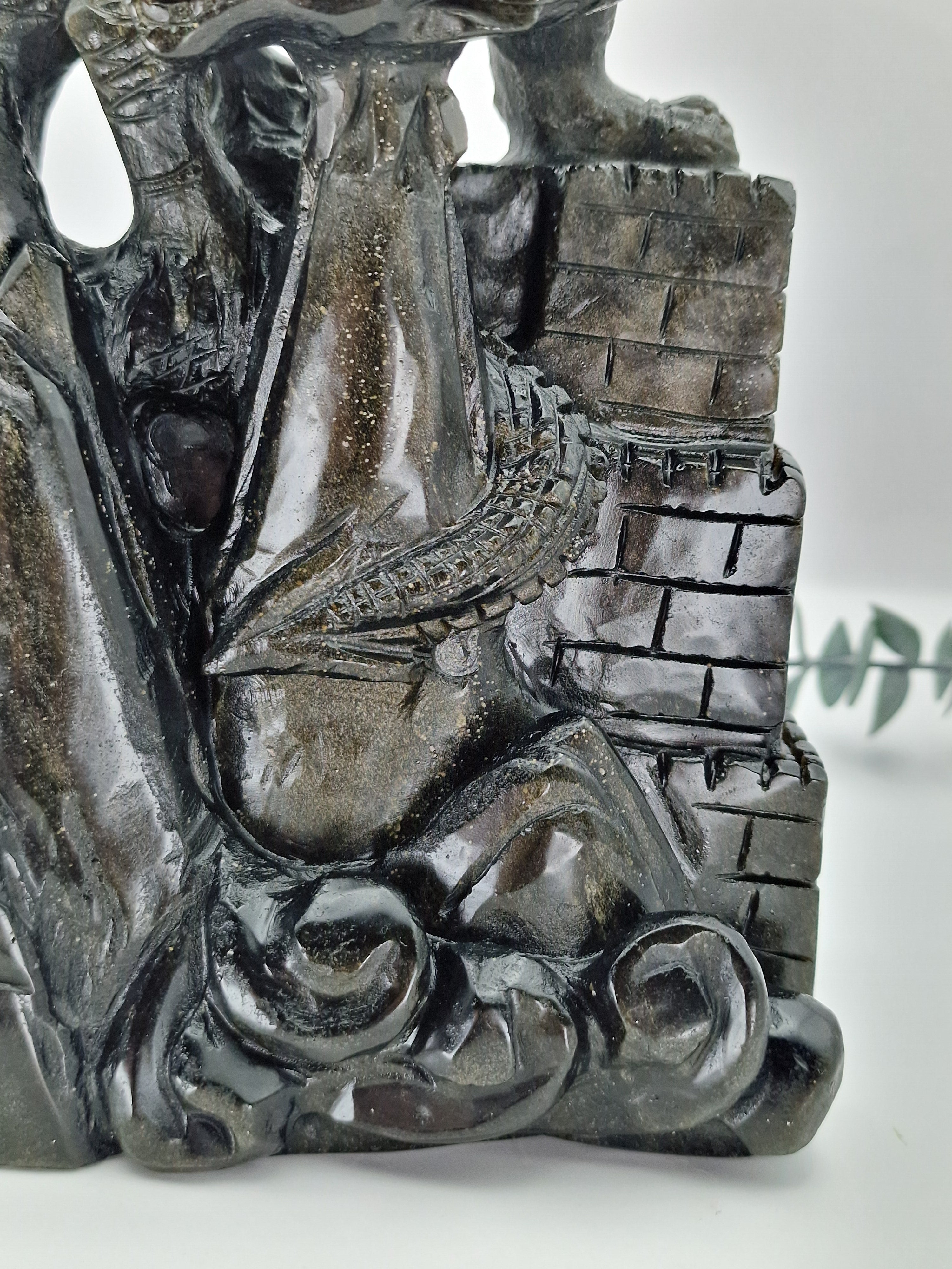Goldobsidian Drache 🐉 OD486