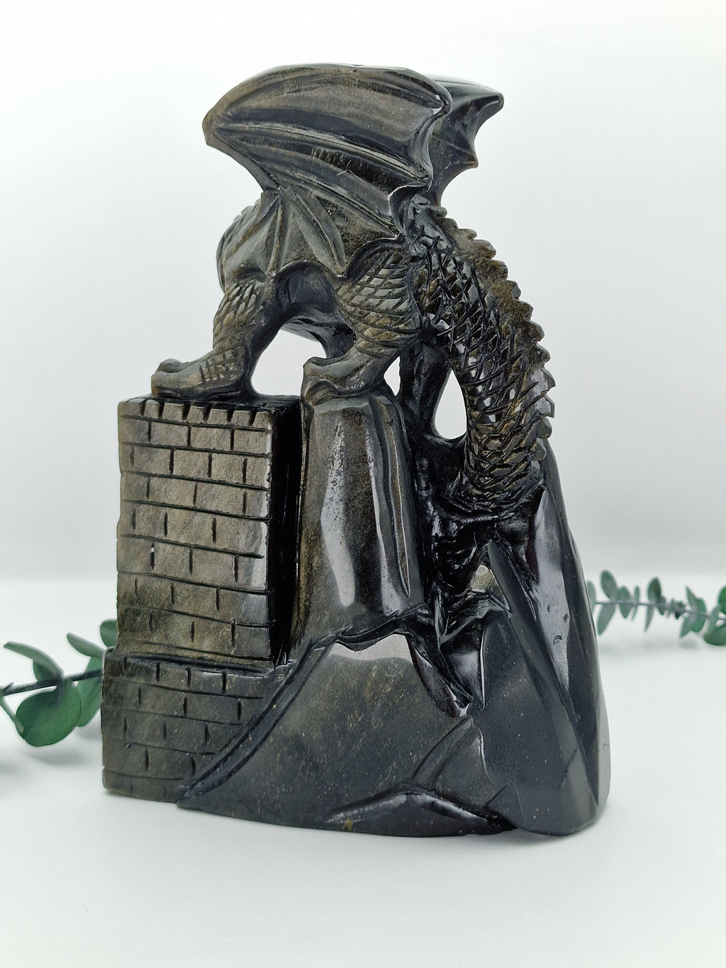 Goldobsidian Drache 🐉 OD486