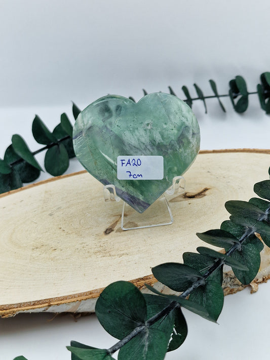 Feder Fluorit Herz 💚 FA20