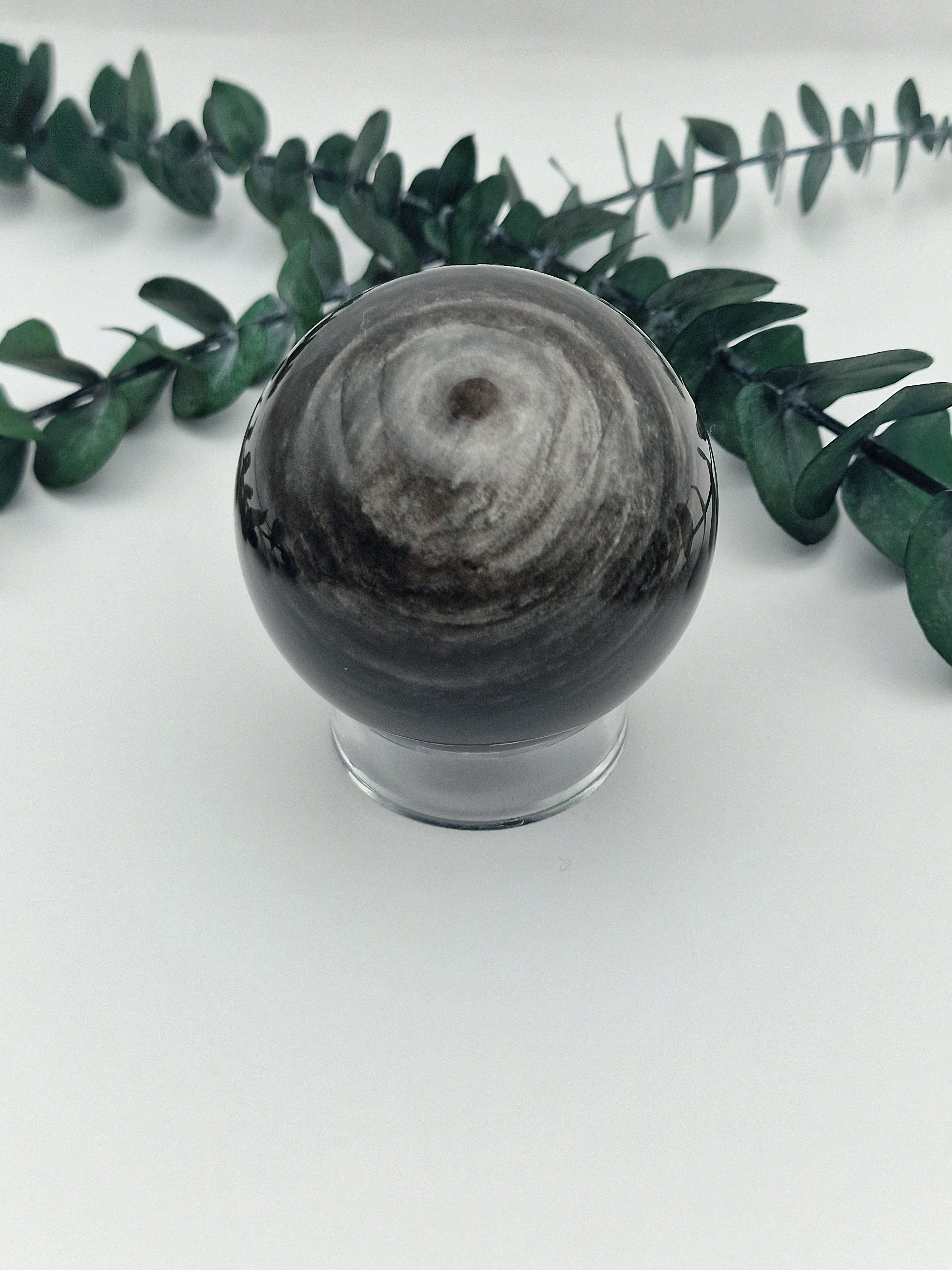 Silberobsidian Kugeln 🖤