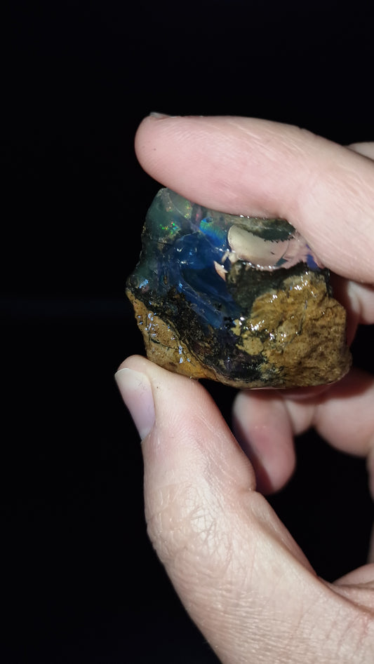 Wasseropal aus Äthiopien 🌈 22,45g