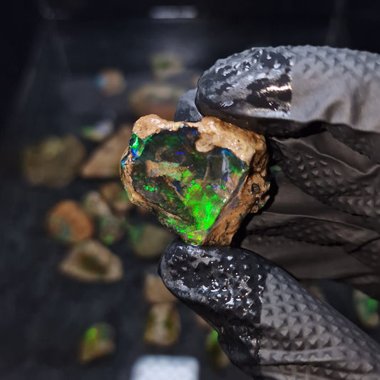Wasseropal aus Äthiopien 🌈 17,76g