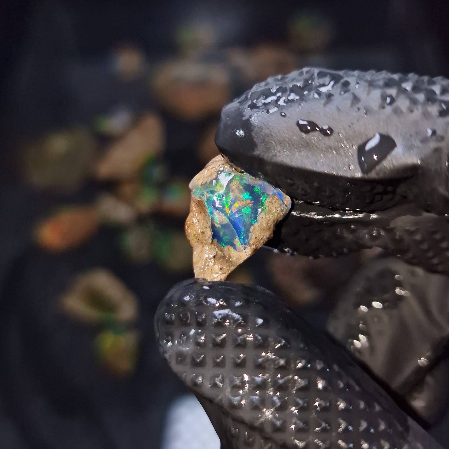 Wasseropal aus Äthiopien 🌈 2,84g