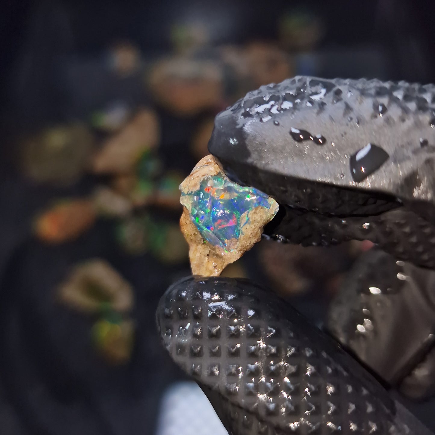 Wasseropal aus Äthiopien 🌈 2,84g
