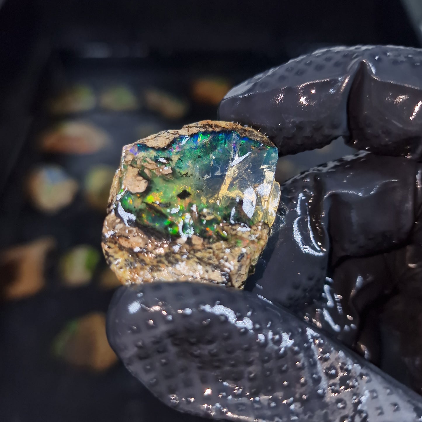 Wasseropal aus Äthiopien 🌈 10,93g