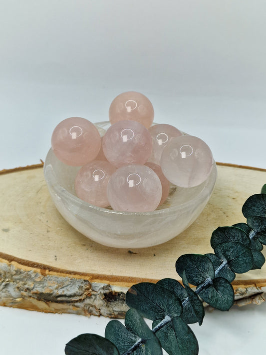 Rosenquarz Kugeln 🌹