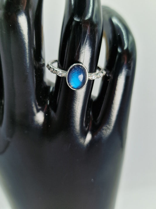 Labradorit Ring 🌈 C25