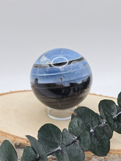 Blaue Opal Kugel 💙 TG82