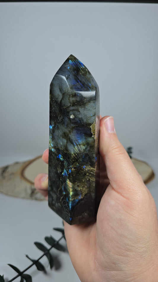 Labradorit Turm 🌈 LT45
