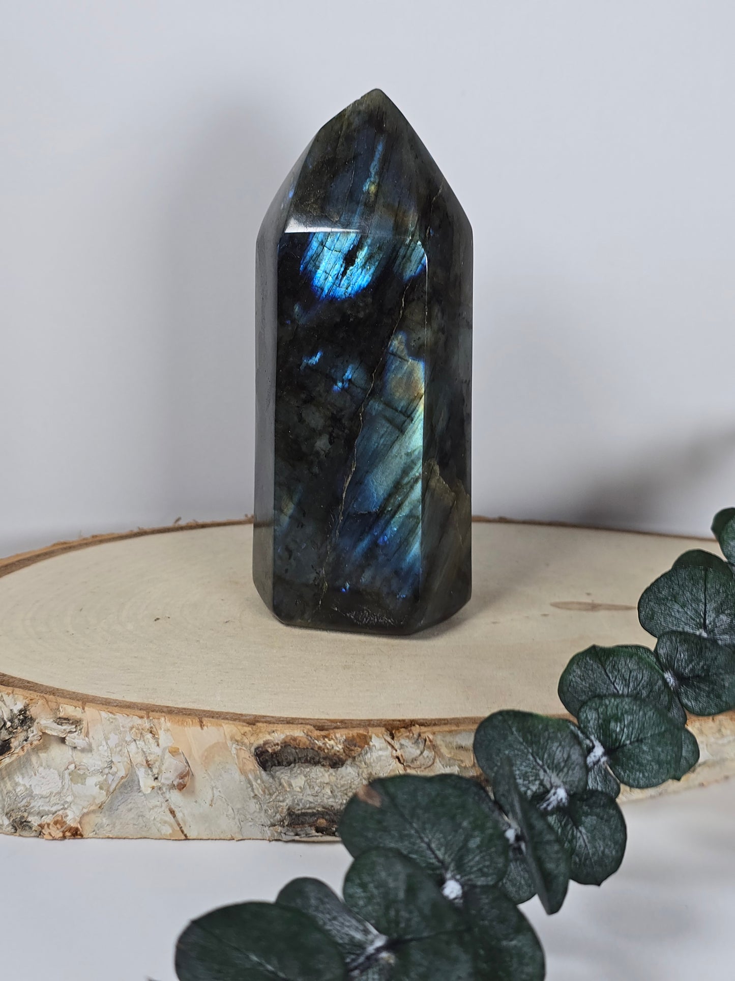 Labradorit Turm 🌈 LT37