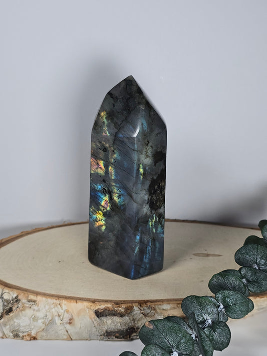 Labradorit Turm 🌈 LT48