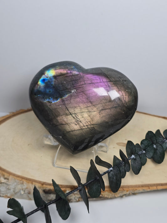High Quality Labradorit Herz 🌈 FZ68