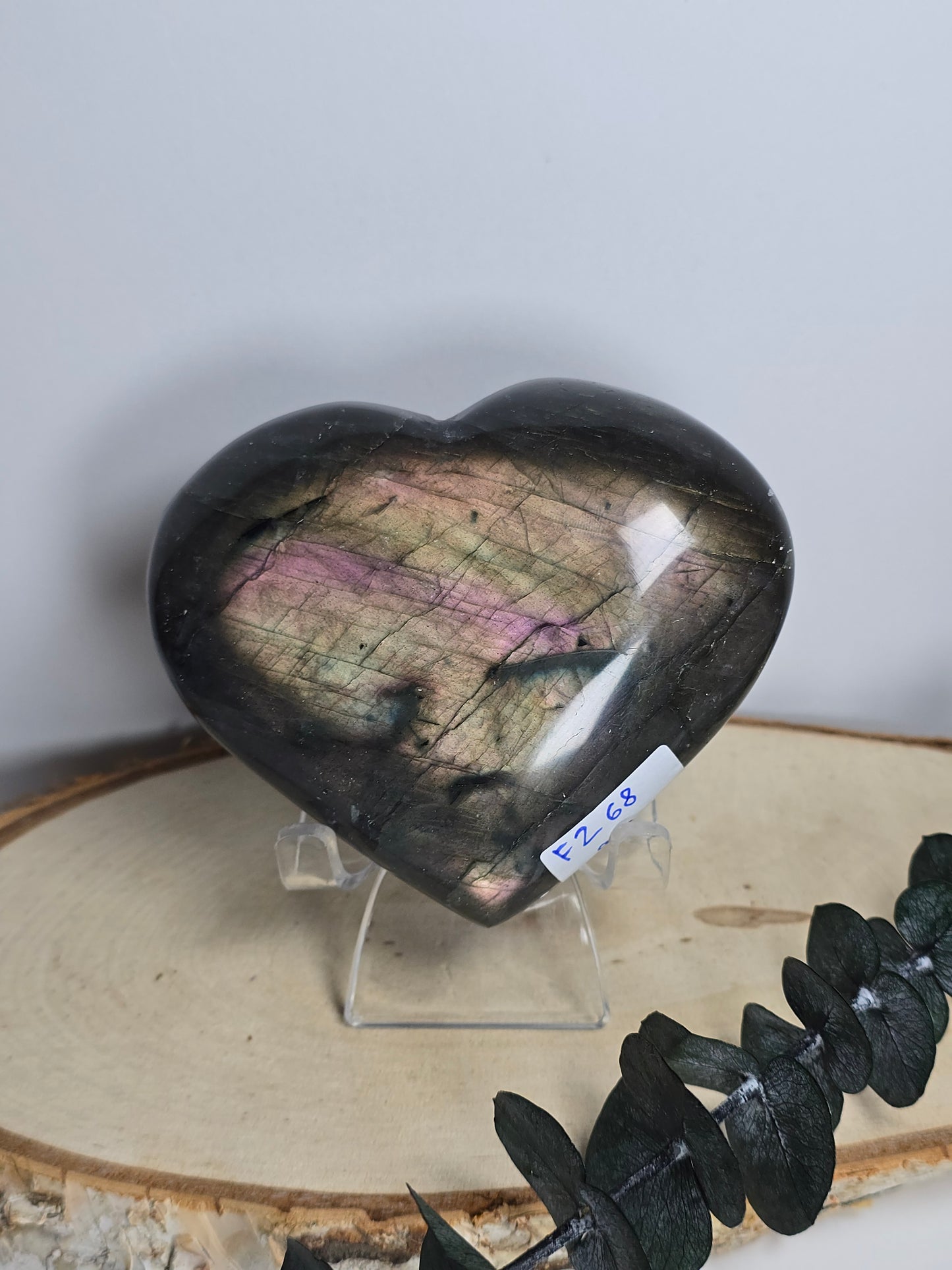 High Quality Labradorit Herz 🌈 FZ68