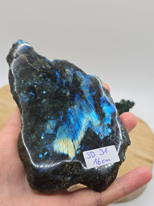 Labradorit Scheibe 🌈 SD31