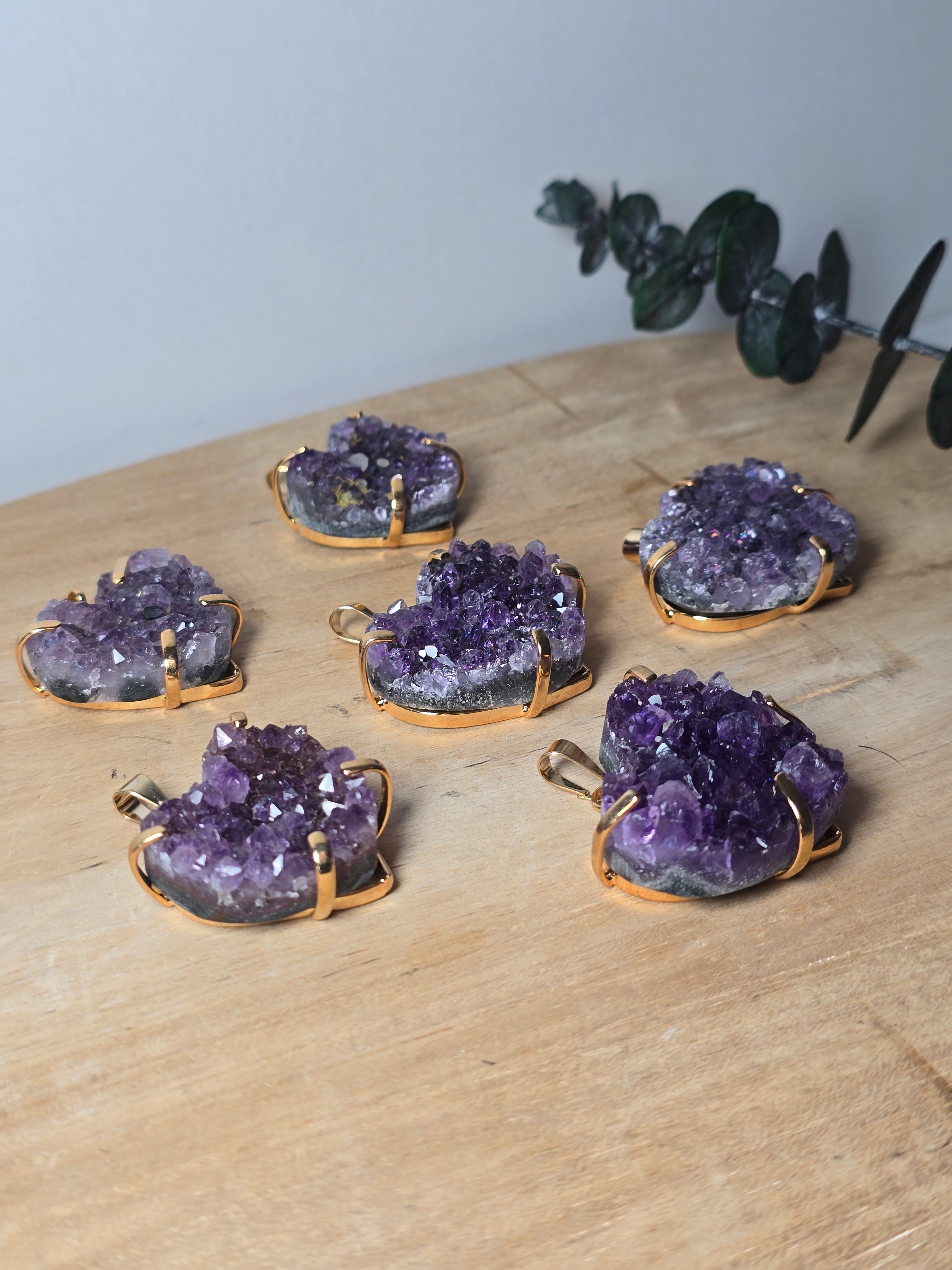 Amethyst Herz Anhänger 💜