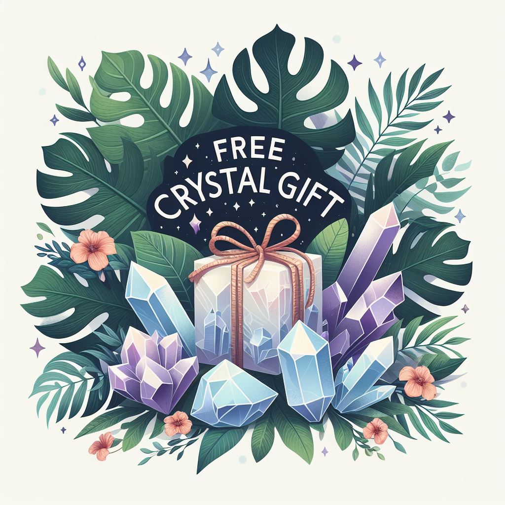 Kostenloses Kristallgeschenk ab 30€ Bestellwert 🔮