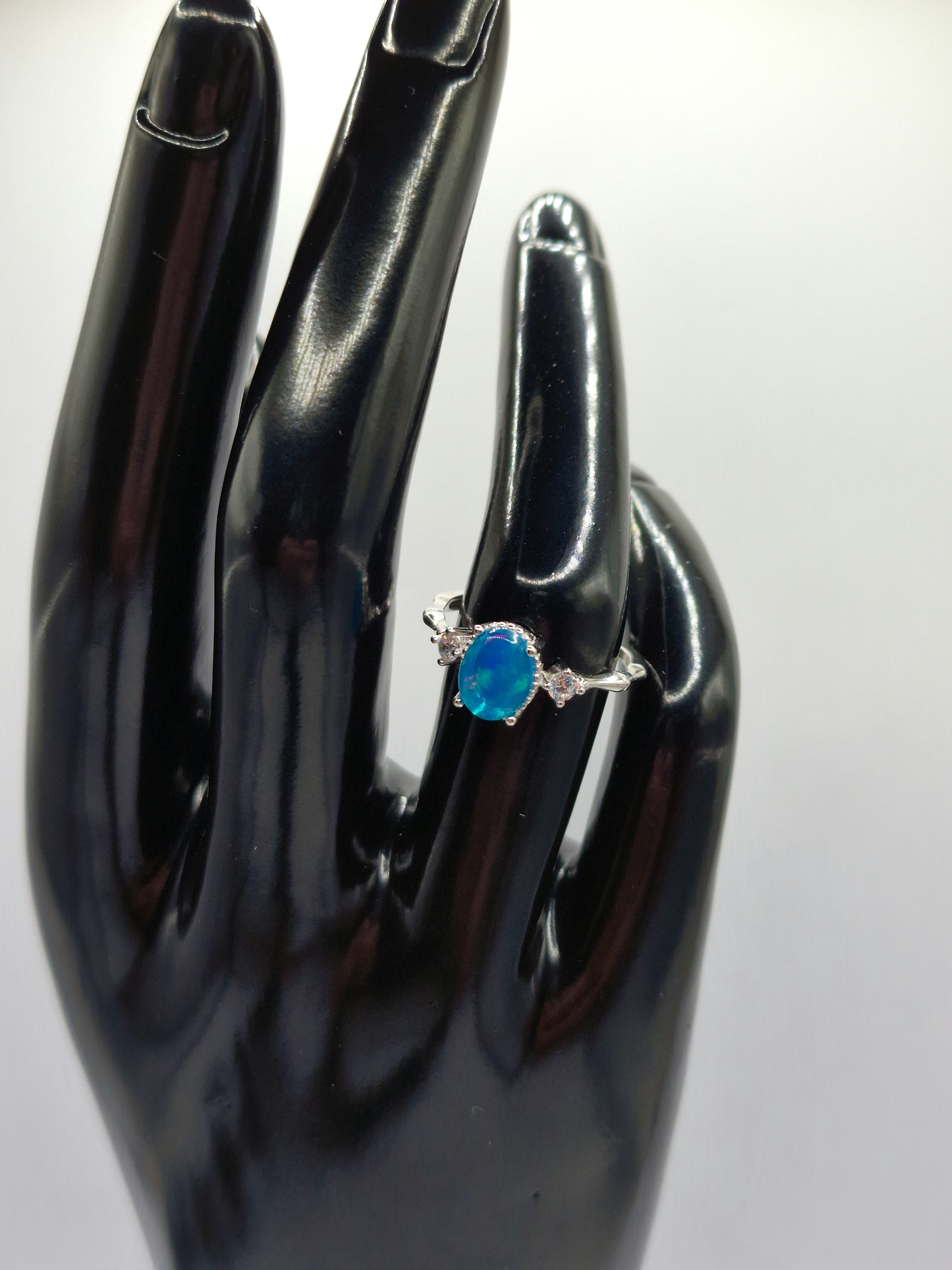 Blauer Opal Schmuckset 💙 S925