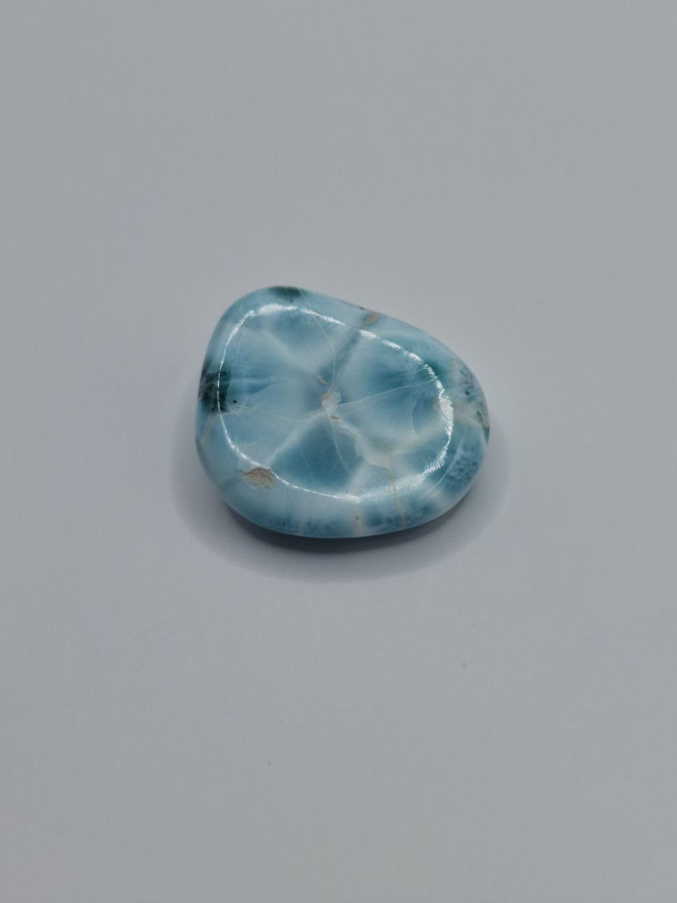 Larimar (Pektolith) Trommelsteine