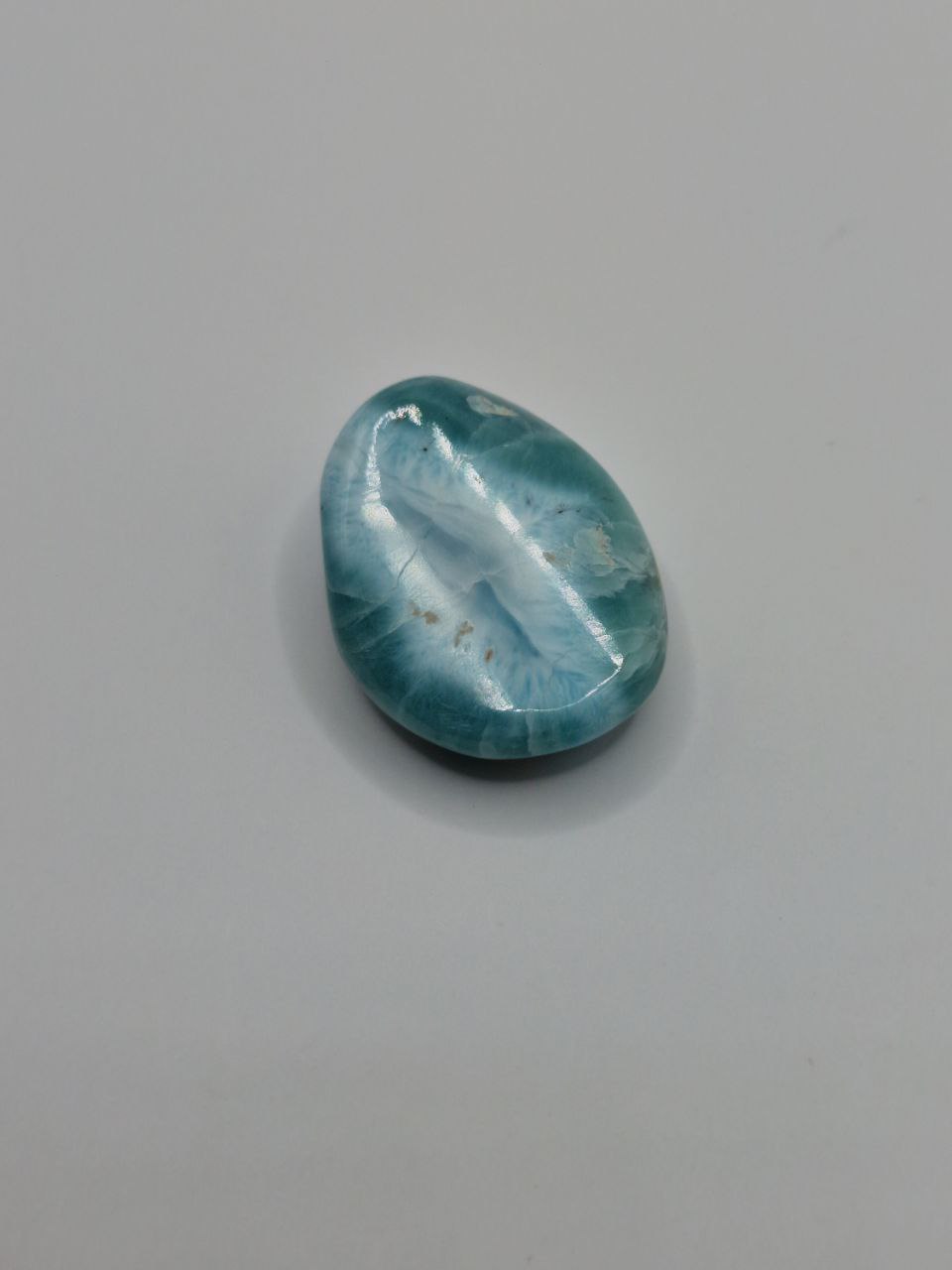 Larimar (Pektolith) Trommelsteine