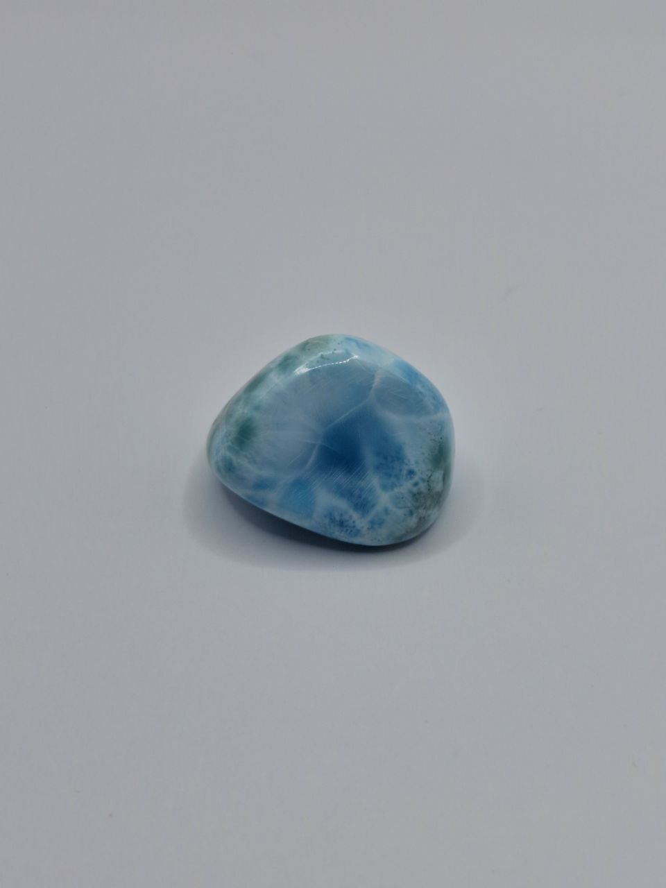 Larimar (Pektolith) Trommelsteine