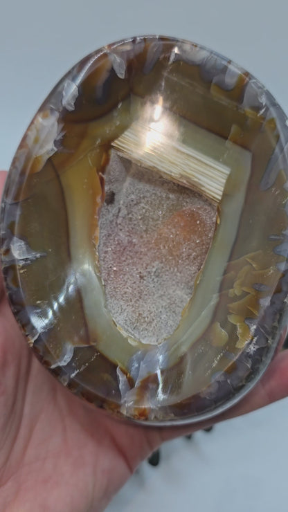 Karneol Schale mit Druse 🔥 KS75