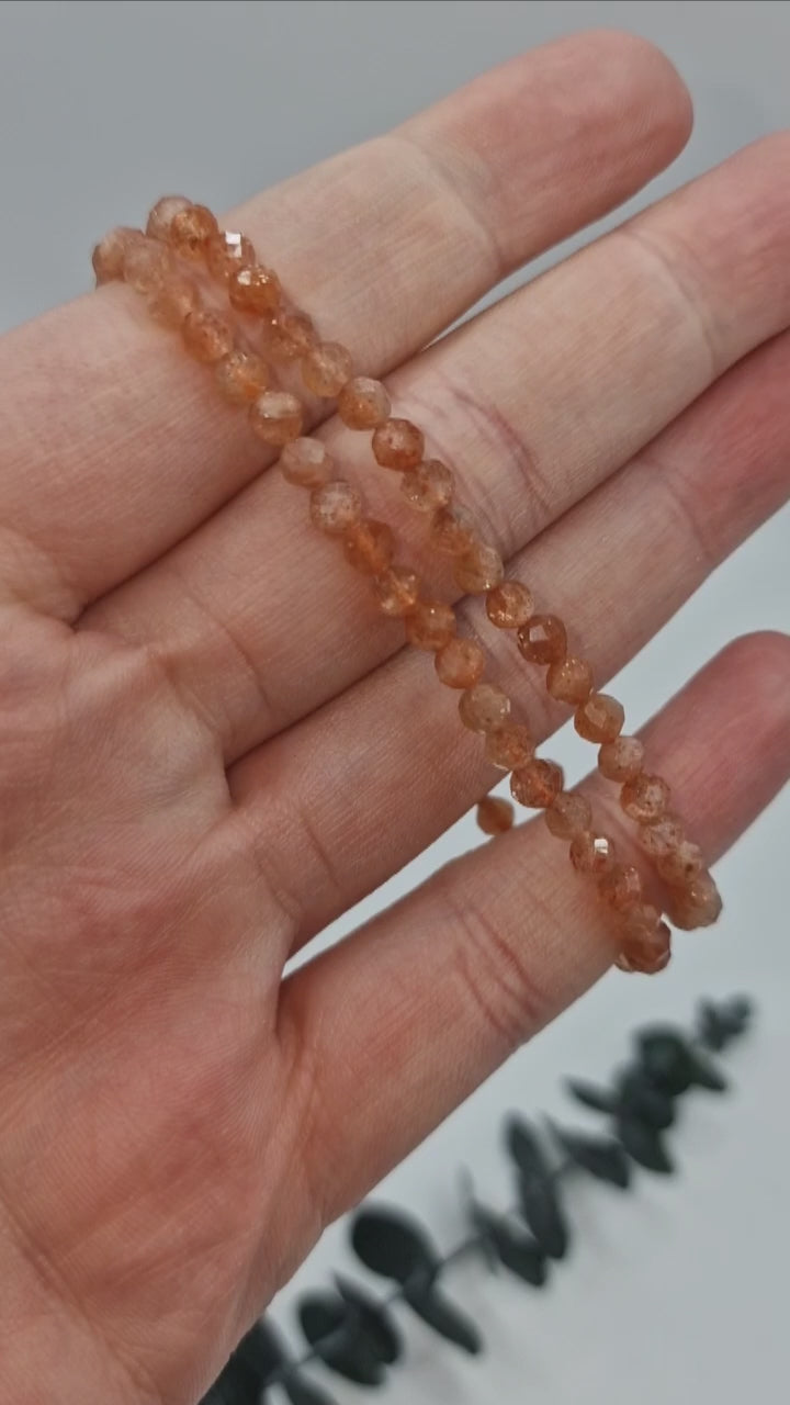 Sonnenstein Armband Facettiert 🌞 S14