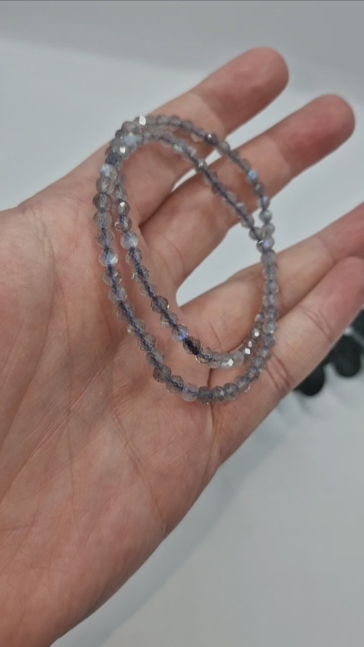 Labradorit Armband Facettiert 🌈 L12