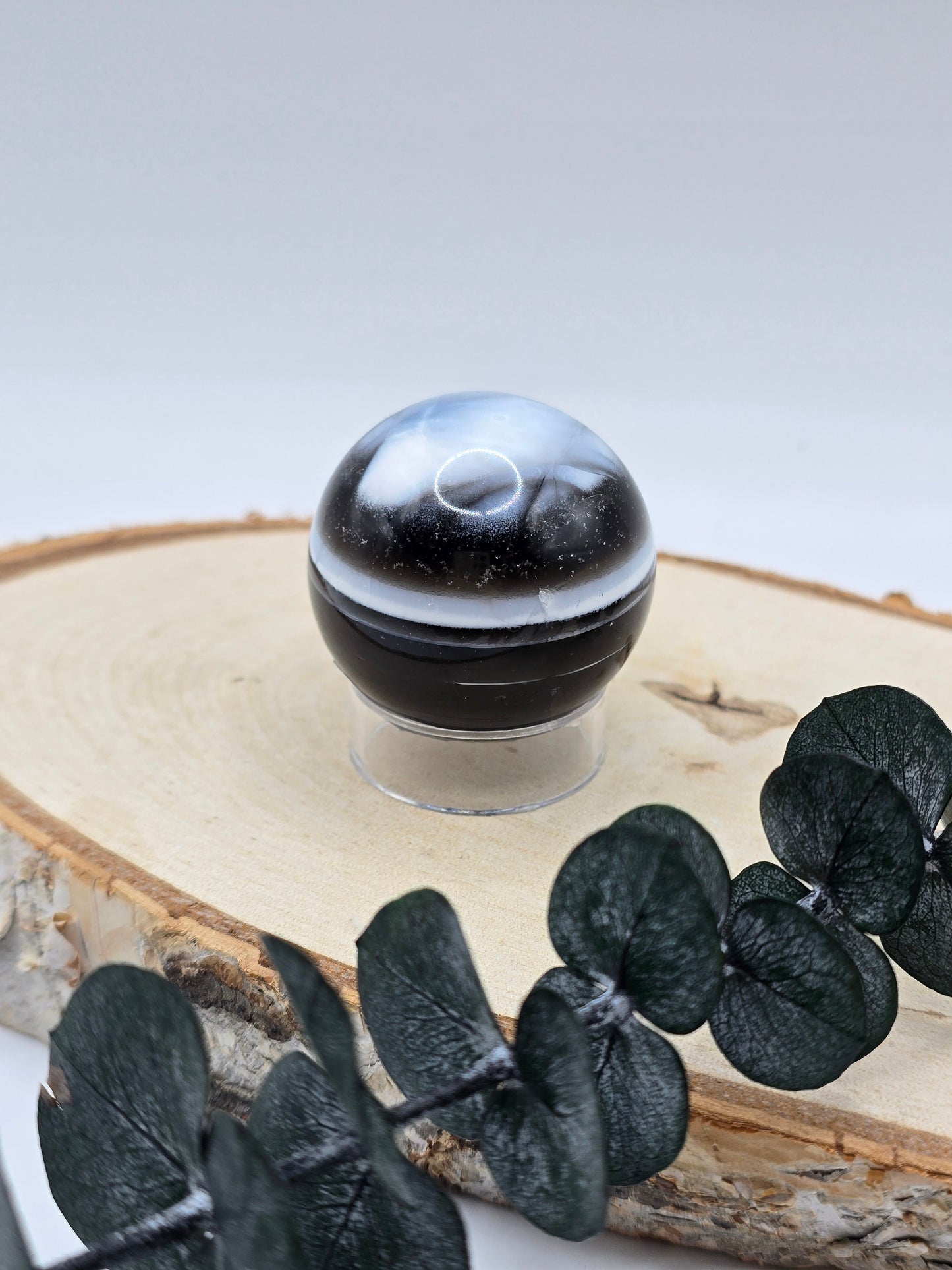 Blaue Opal Kugel 💙 TB39