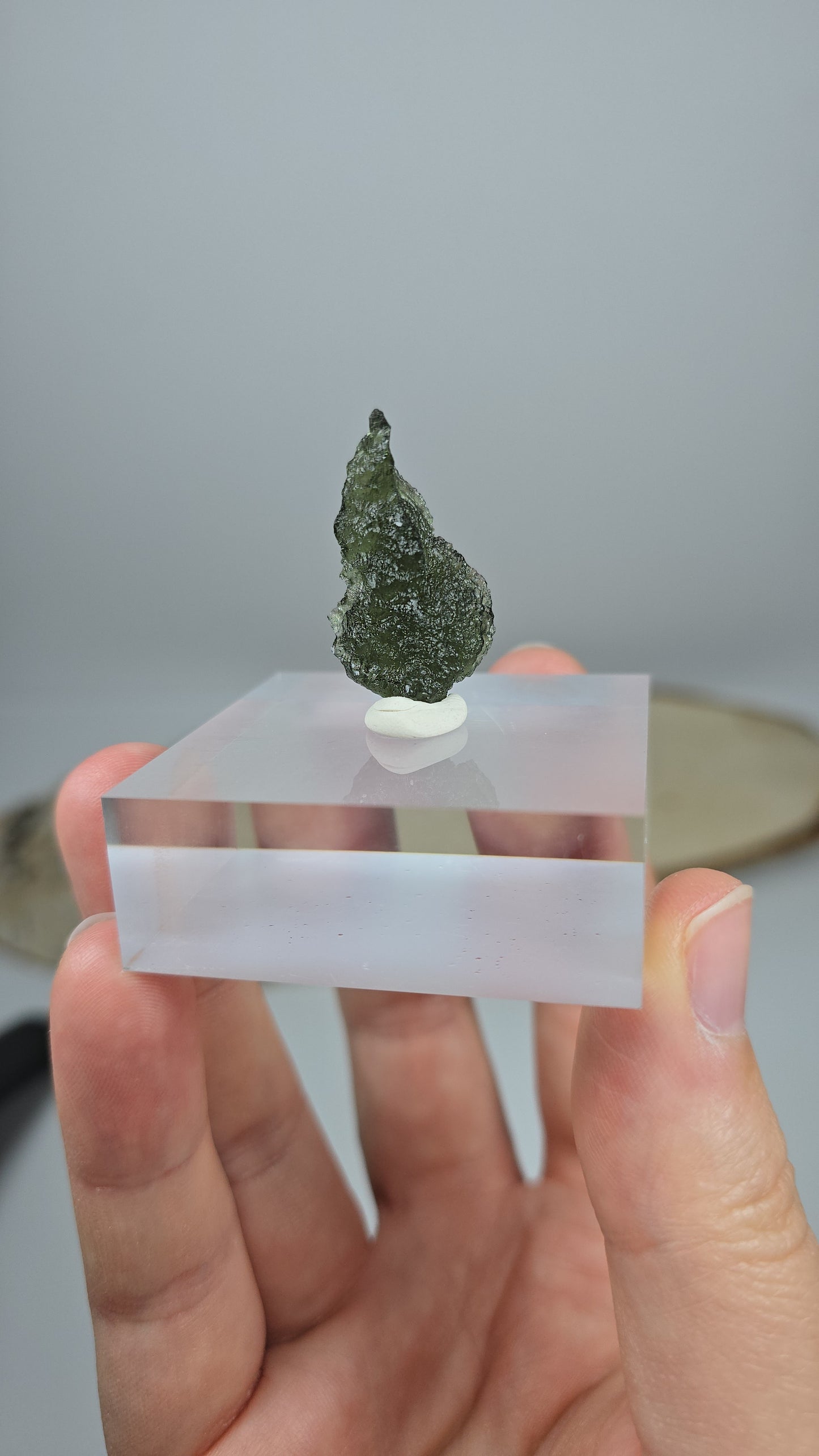 Moldavit Roh 💚 MV130 A-Qualität